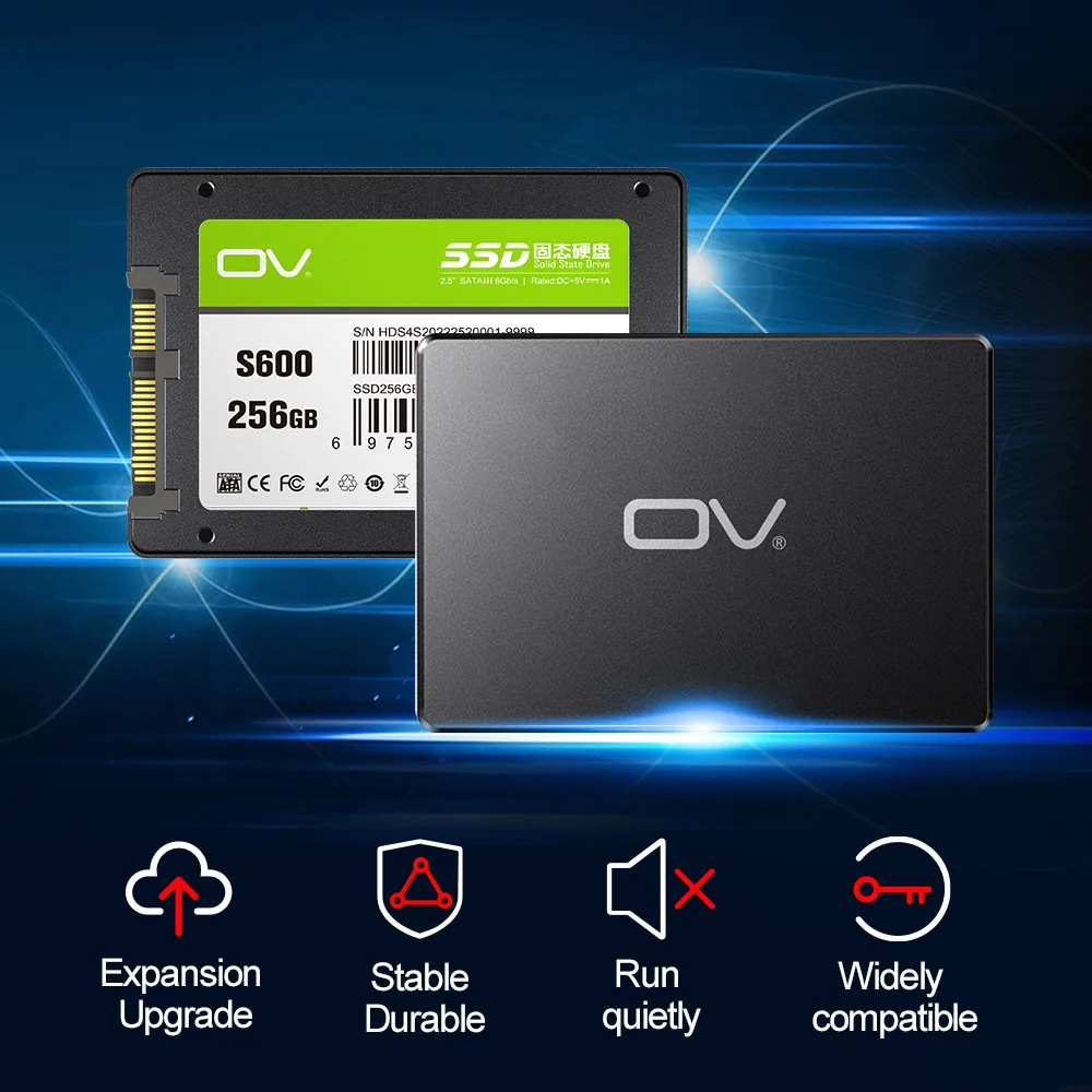 OV Wholesale SSD Sata 3 2.5Inch 120GB 128GB 240GB 256GB 480GB 512GB Hard Disk hdd Internal Solid State Drives for PC Desktop