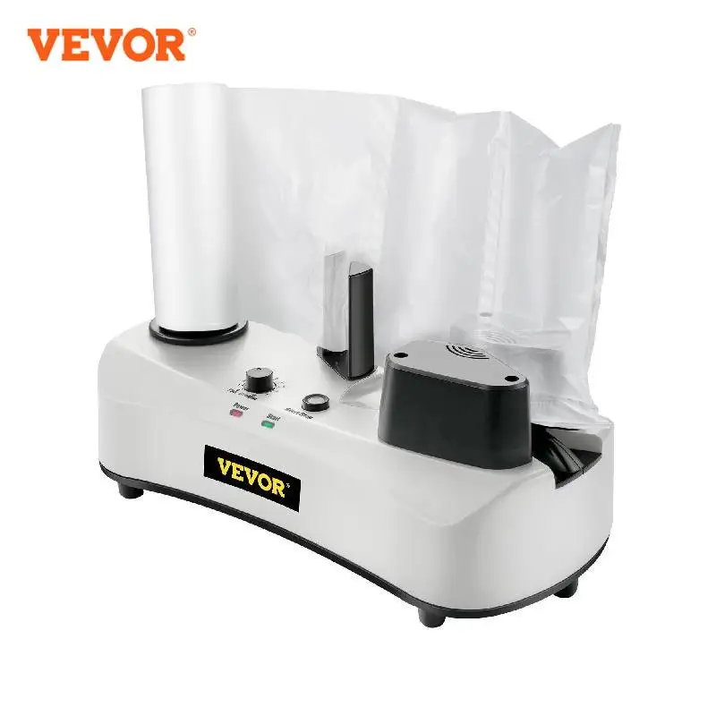 

VEVOR Air Cushion Machine Sealing Speed 7.2/13 ft/min Air Pillow Machine 110V Air Packaging Machine for Inflatable Packaging