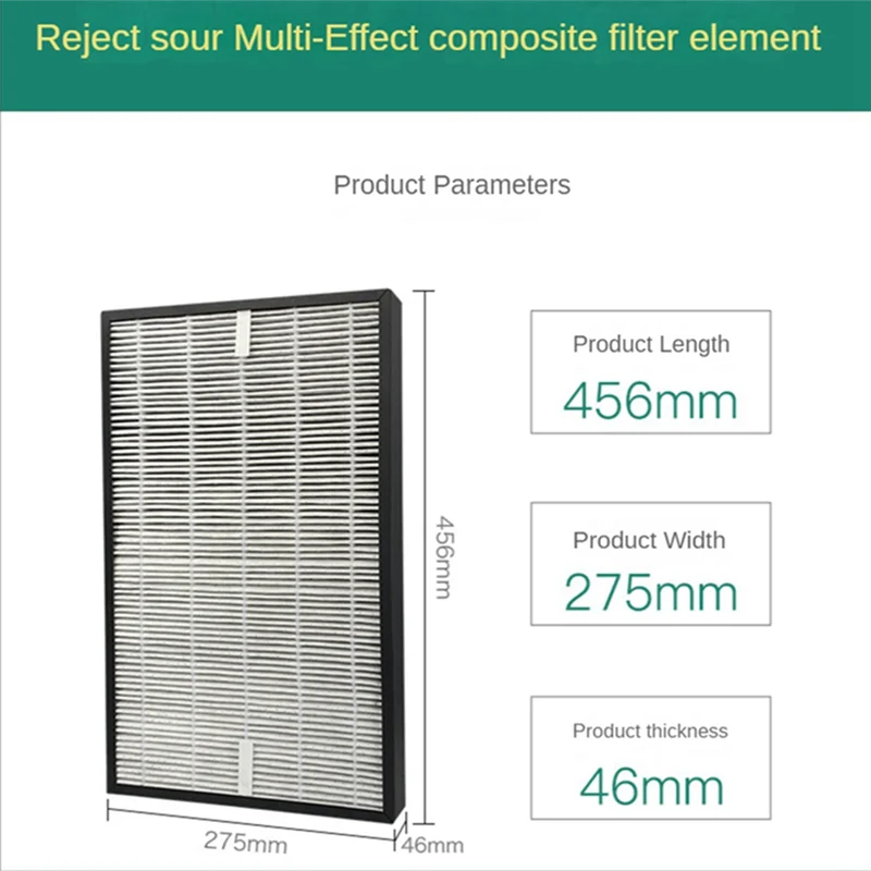 A006-1 шт. композитный фильтр из углеродной ткани, композитный материал для Panasonic F-71C6VX2 F-73C6VJD F-ZXMS73C F-ZXPS71C