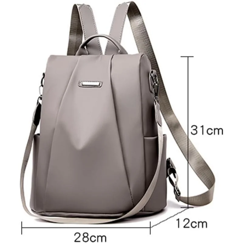 حقيبة ظهر متعددة الوظائف للنساء والرجال خفيفة الوزن وعصرية يومية وحقيبة كمبيوتر كاجوال وحقيبة نهارية أساسية للسفر