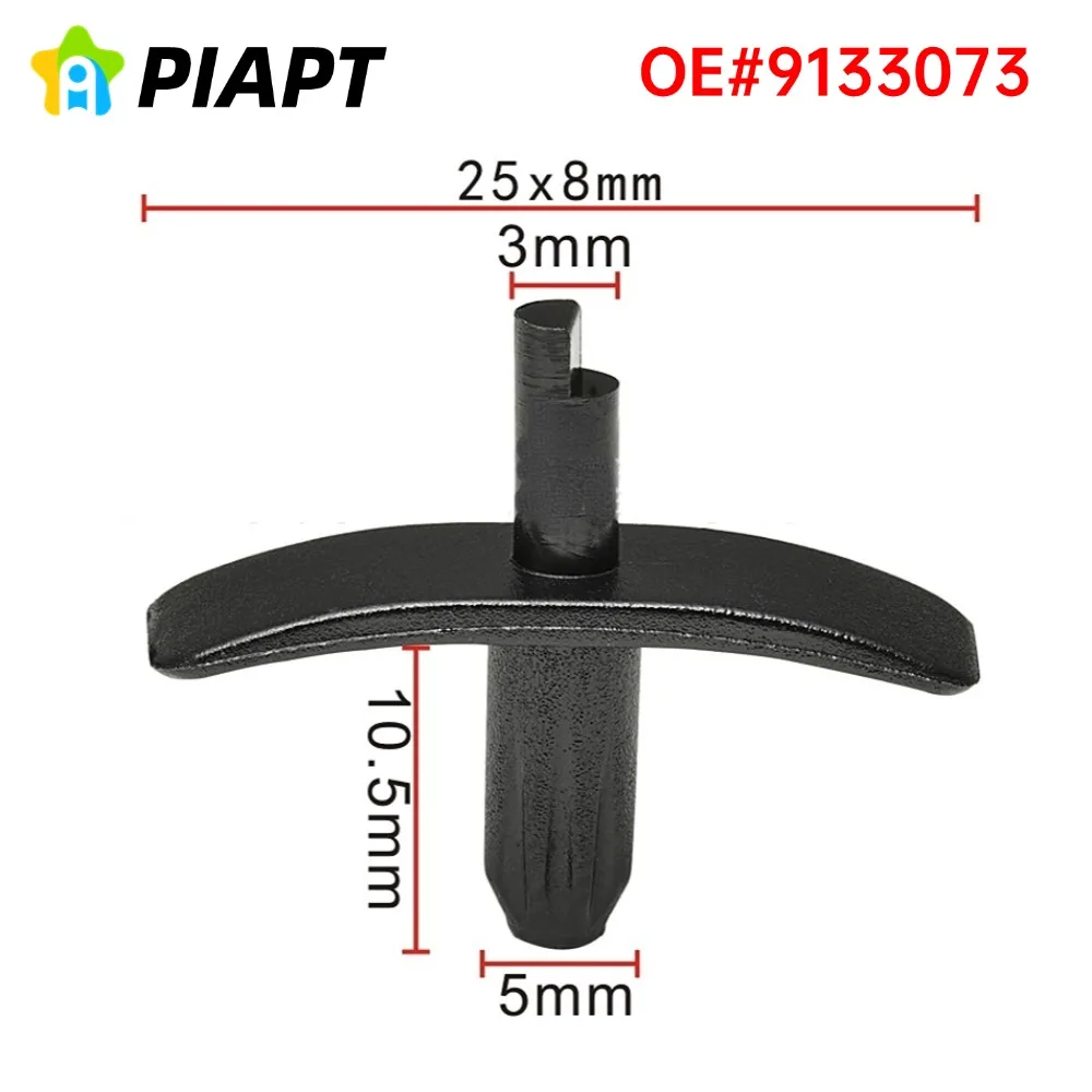 

30PCS OE#9133073 Hood Insulation & Radiator Seal Push-Type Retainer Rubber Weatherstrip Clip for Volvo