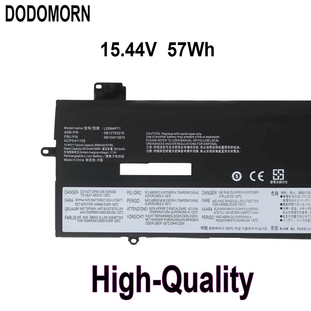 Factory Direct L20M4P71 Battery For Lenovo ThinkPad X1 Carbon Gen9 Gen10 Gen11 X1 Yoga Gen6 Gen7 Gen8 L20D4P71 L20