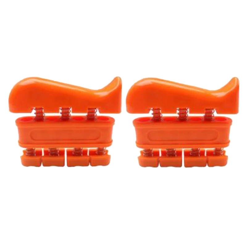 Hand Exerciser Hand Grip Strengthener Spring-Loaded Finger-Piston System For Guitar Practice Rock Training(2 Packs)