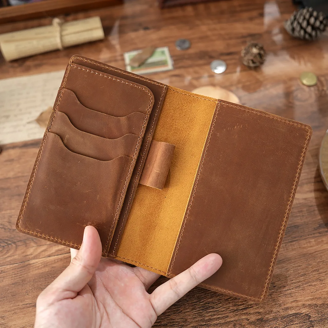 Genuine Leather Notebook Handmade DIY Note Book Retro Durable Planner