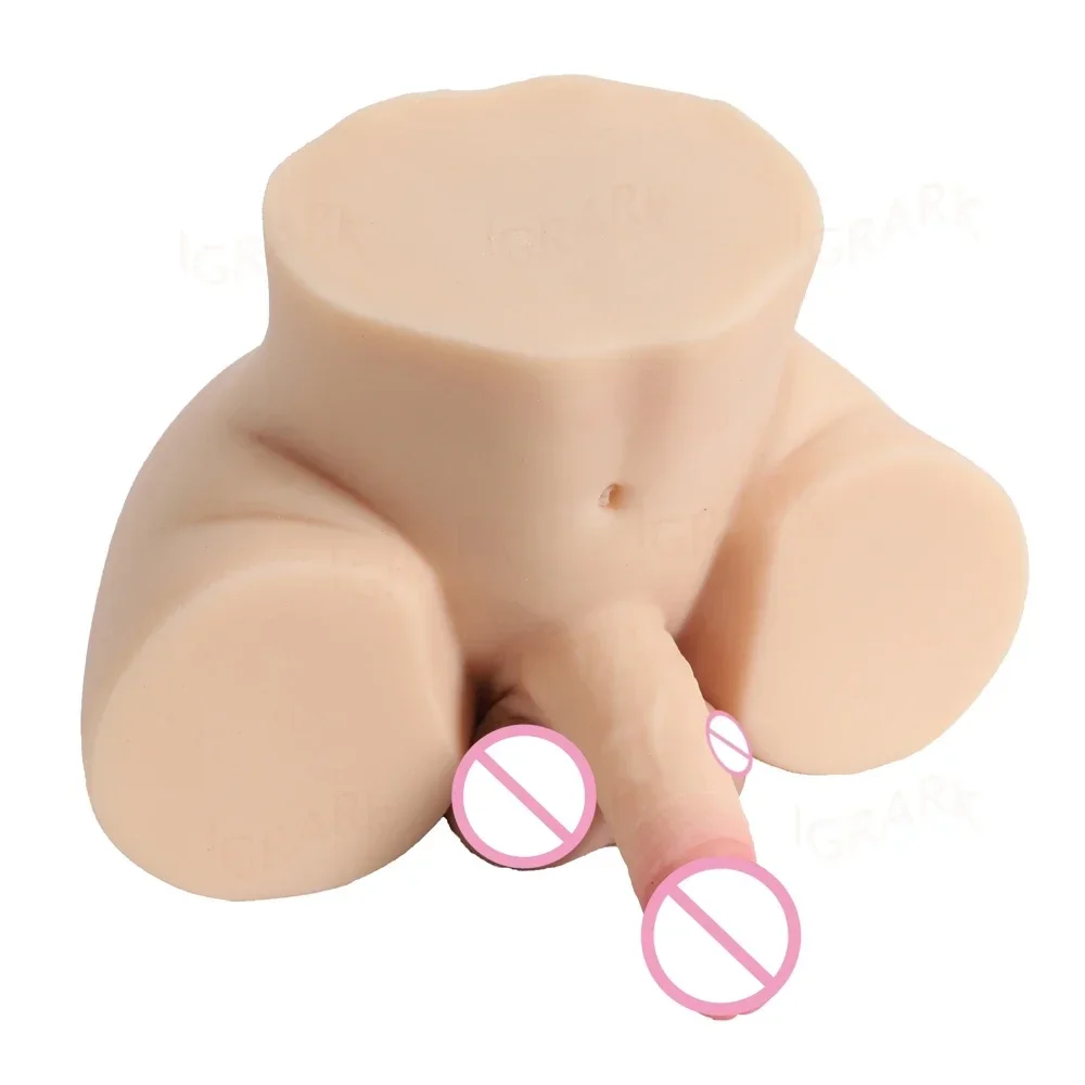 3D Realistic Male Ass Fake Penis Female Masturbation Doll Men\'s Long Penis Dildo Plug Vagina Sex Anal Butt Plug Sex Toys for Men