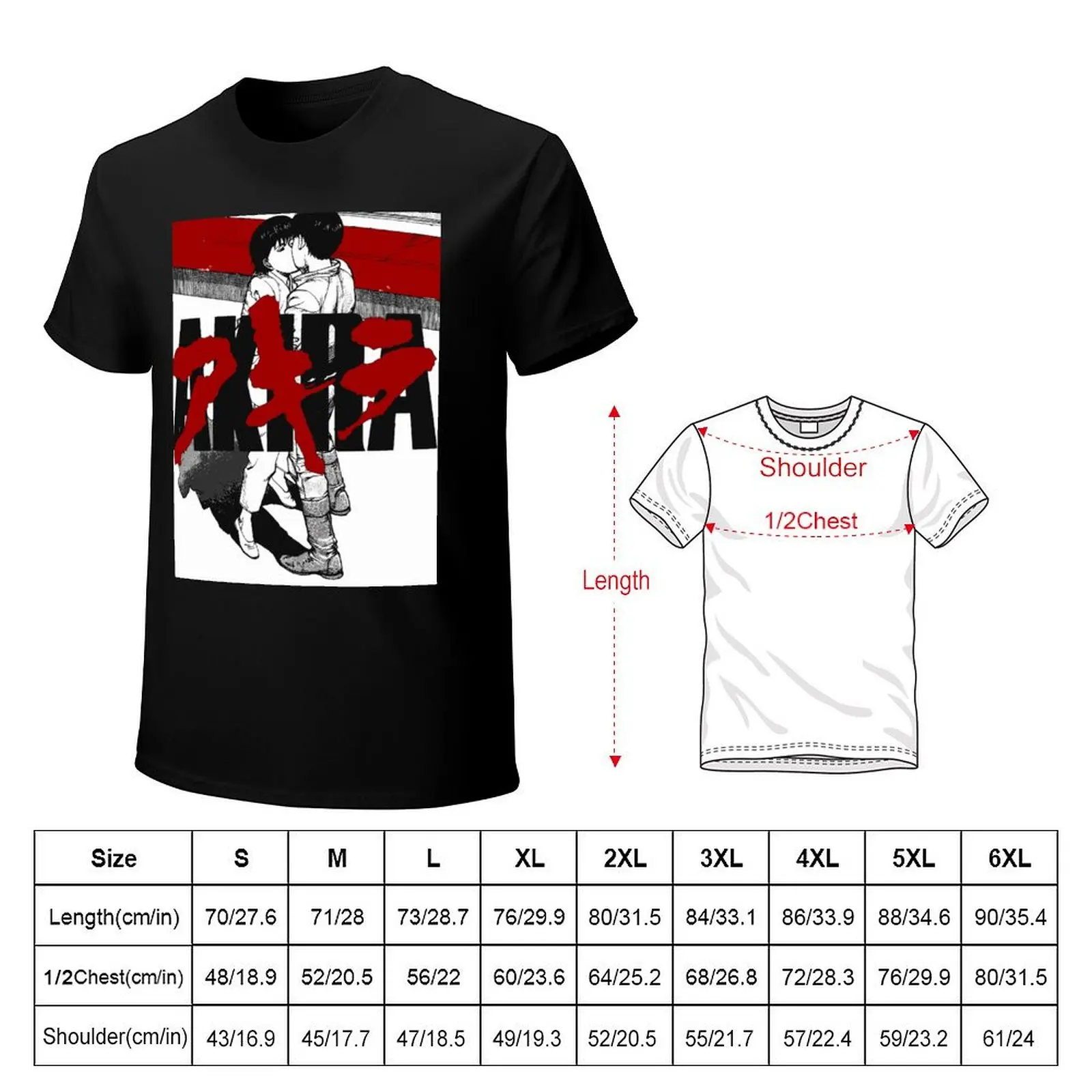 Akira - Kaneda and Kei Kiss T-Shirt plus size tops hippie clothes summer clothes mens plain t shirts