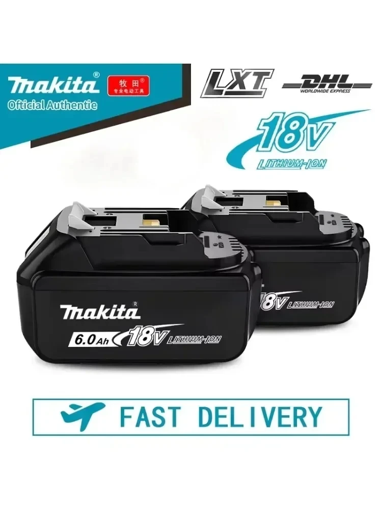 🔋🔋18v BatteryMakita  Charger Rechargeable Lithium Ion for DDF487 BL1880 BL1860B LXT400 Power Tool Makita 18 v Battery