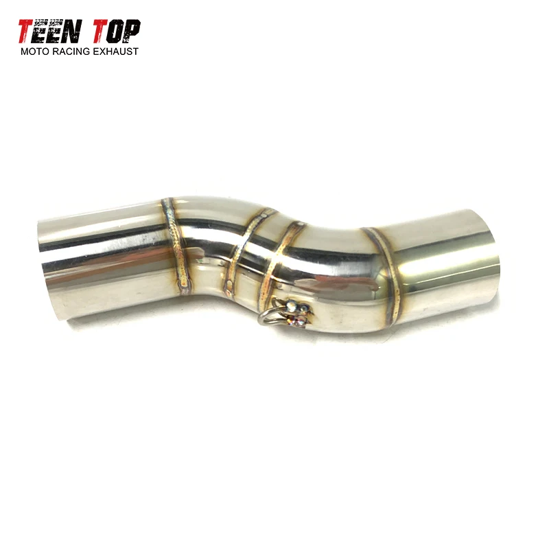 Motorcycle Slip-on Exhaust For Benelli TRK 502X TRK502X Exhaust Pipe 2018-2021 Escape Moto Exhaust Muffler Escape Moto Mid Tube