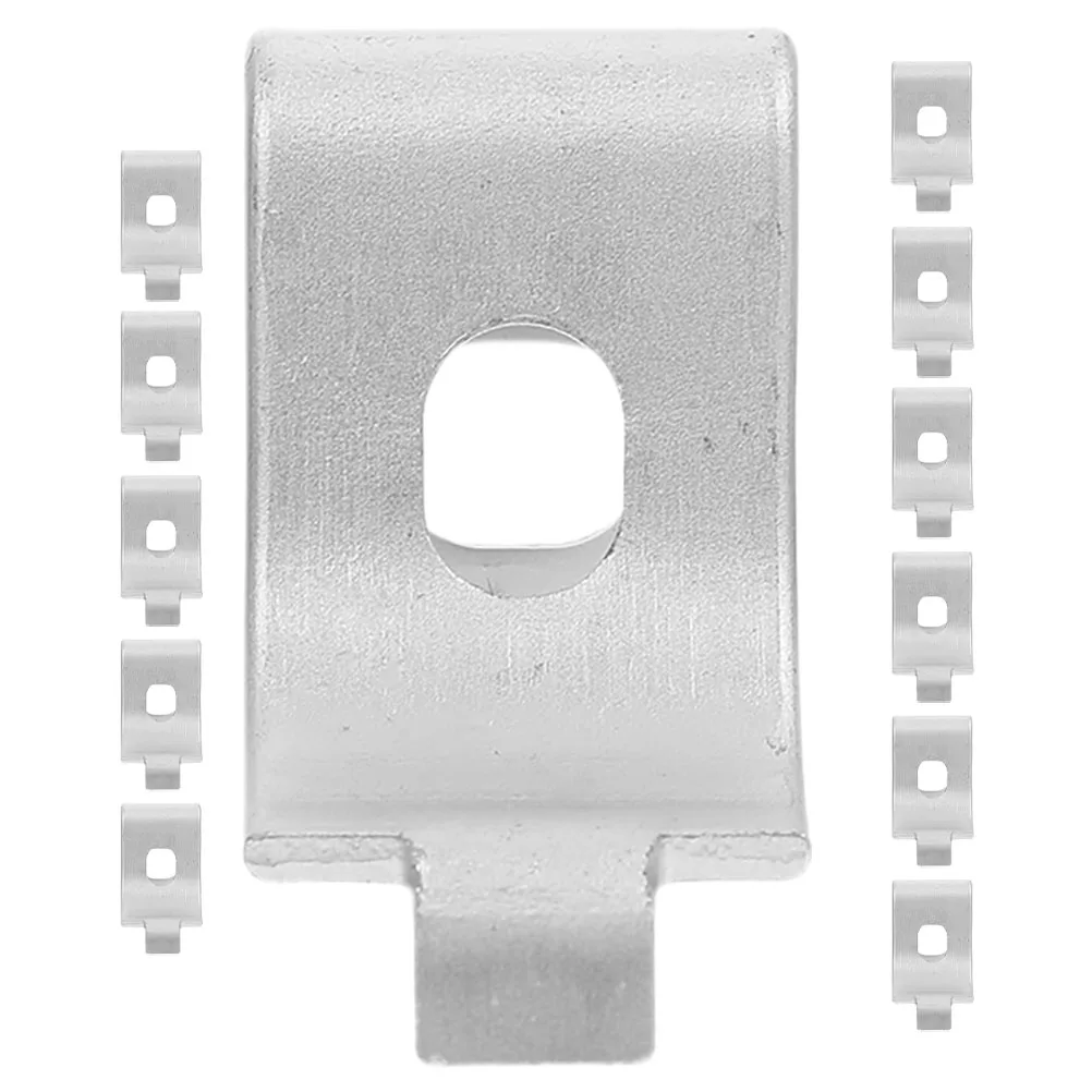 

12pcs Aluminum Alloy Shelf Bracket Clips Adjustable Pilaster Support For Glass Bookshelf Cabinet Wire Shelving Holders