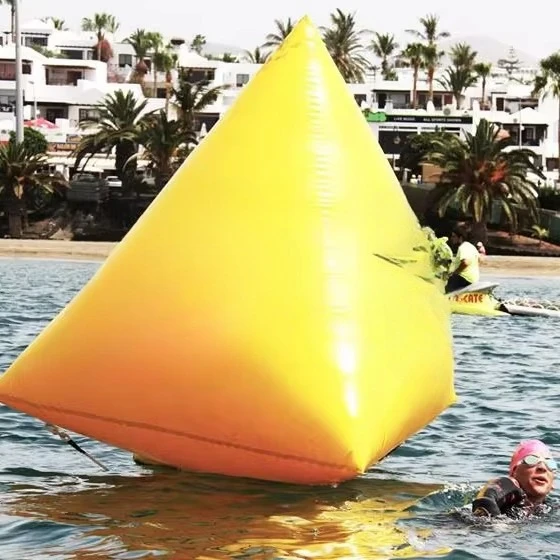 Water Floating Race Marker Air Buoy Swimming Triathlon Marker Inflatable Buoy Racing Marker Advertisement