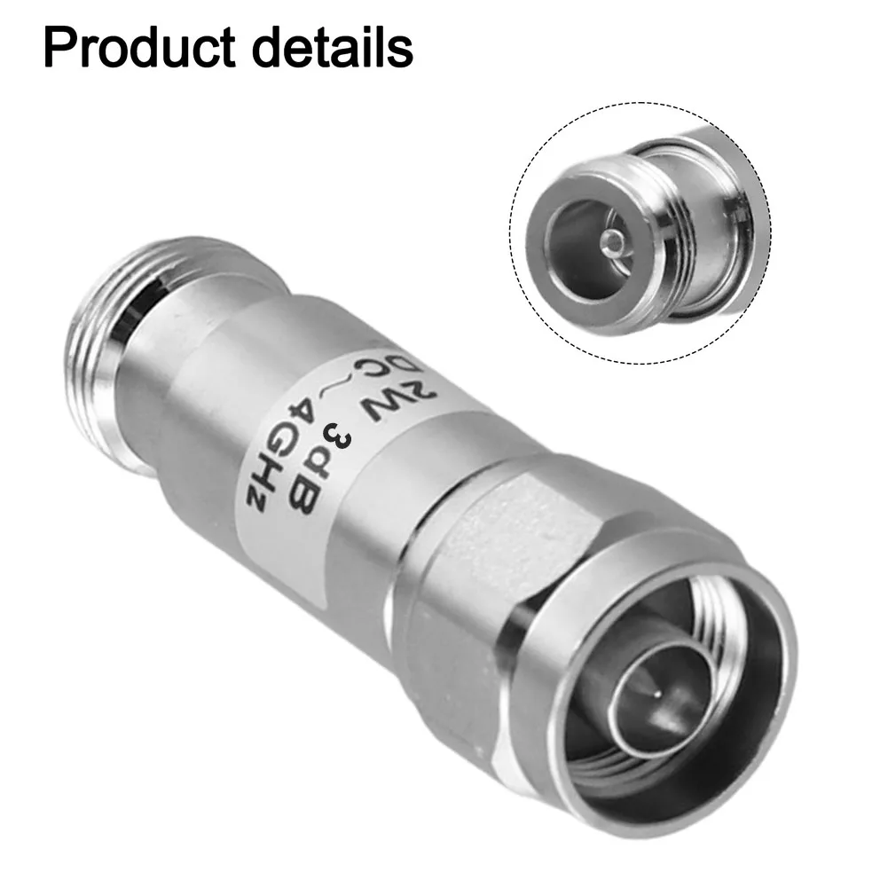

N-type Fixed Attenuator DC-4GHz 2W 3DB N-type Male To Female RF Coaxial Fixed Attenuator 50 Ohm Electrical Equipment