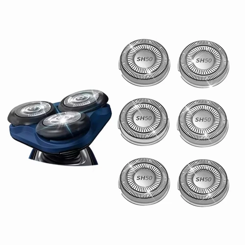 Cabezales de Afeitadora eléctrica de repuesto SH50 3/6/9 Uds para Philips Series 5000 S5085 S5050 S5000 S5010 S5380 cuchilla cortadora