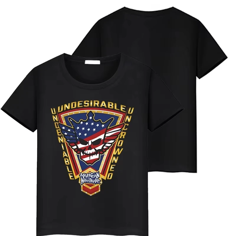 جديد كودي رودس كابوس أمريكي المصارعة تي شيرت 2025 مطبوعة Y2K نمط عادية قمة أطفال الأطفال المصارعة ميرش تي شيرت