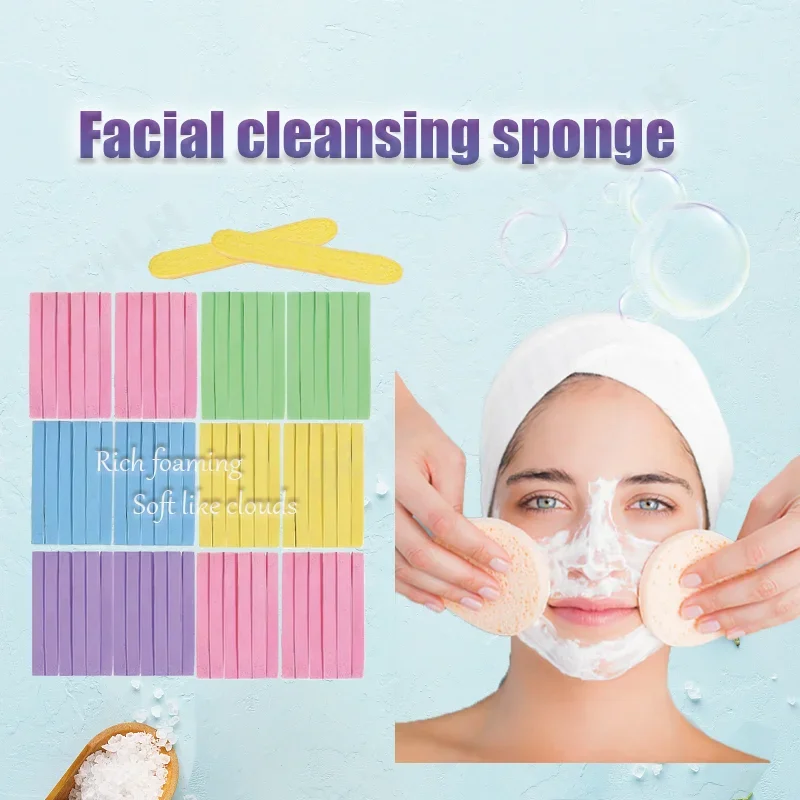 

Cosmetic Puff Compressed Cleaning Sponge Facial Clean Washing Pad Remove Makeup Skin Care Tool