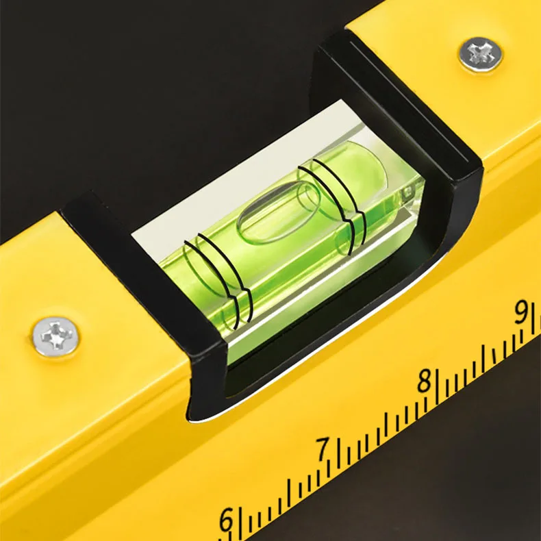 U50 600MM High Precision Aluminum Alloy Spirit Level Ruler with Magnetic Construction Bubbles Level Tools