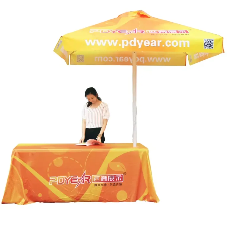 2M Outdoor Swimming Pool Patio Beach Courtyard Retractable Sunshade Garden Advertising Umbrella