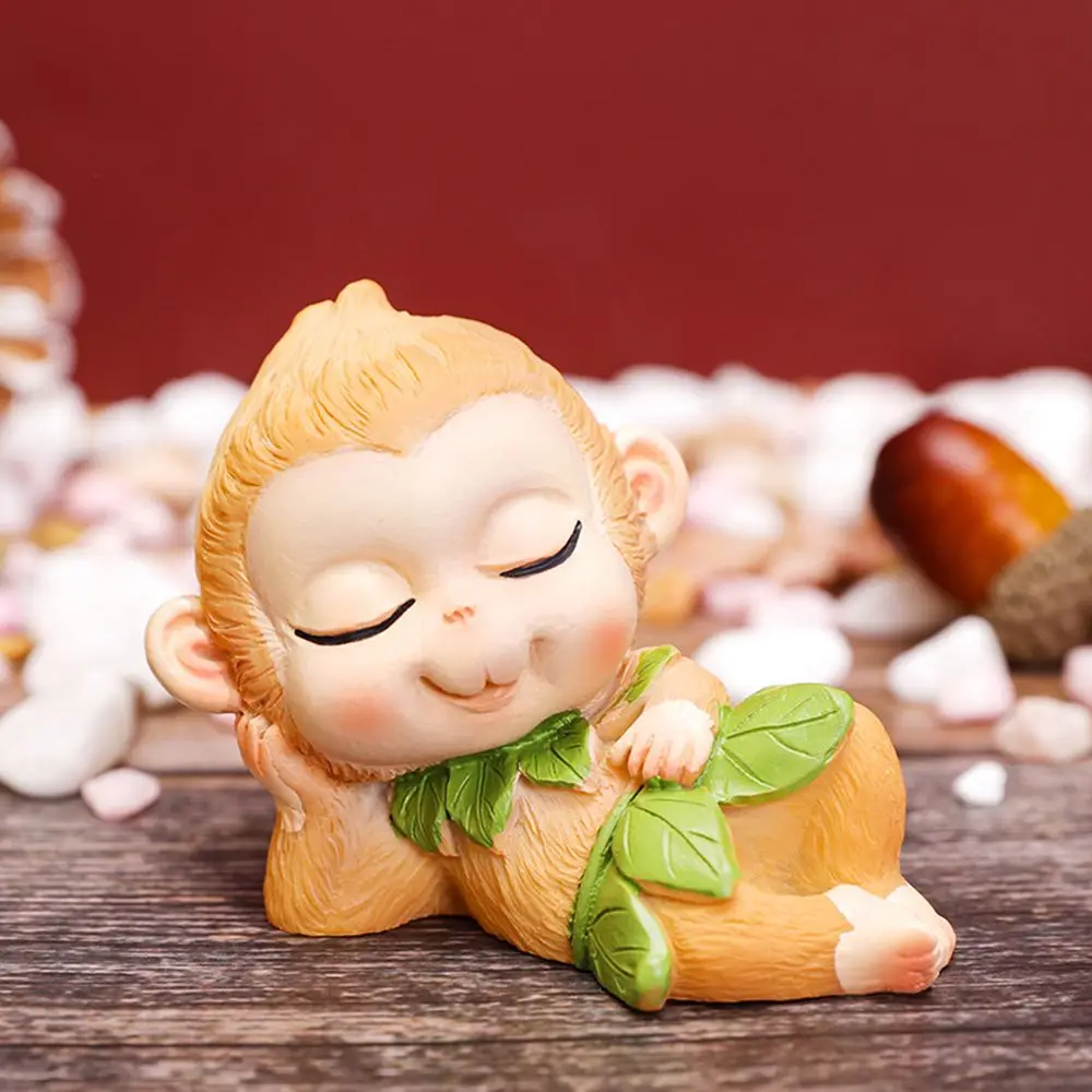 Gift Model Toys Home Decoration Statue Ornament Statue Car Ornament Monkey King Ornaments Car Interior Decorative Wukong Figure
