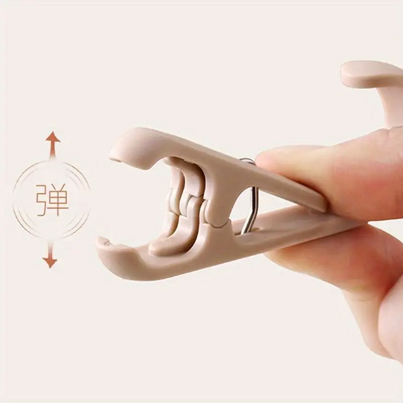 10 قطعة توفير المساحة هوك كليب 2 في 1 المنظم لأواني المطبخ المناشف الملابس غطاء وعاء متعددة الأغراض تخزين اكسسوارات المنزل