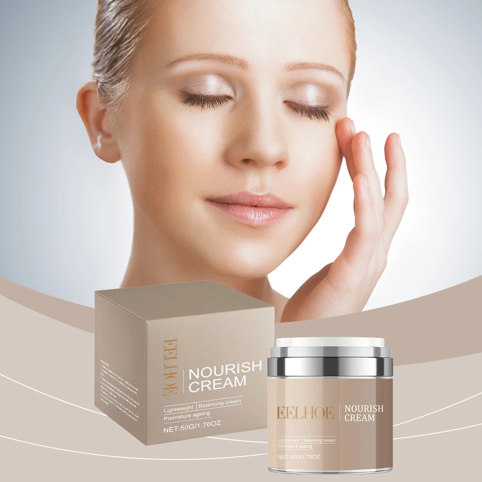 

Facial Nourishing Cream – Long-lasting hydration, lightweight & radiant glow