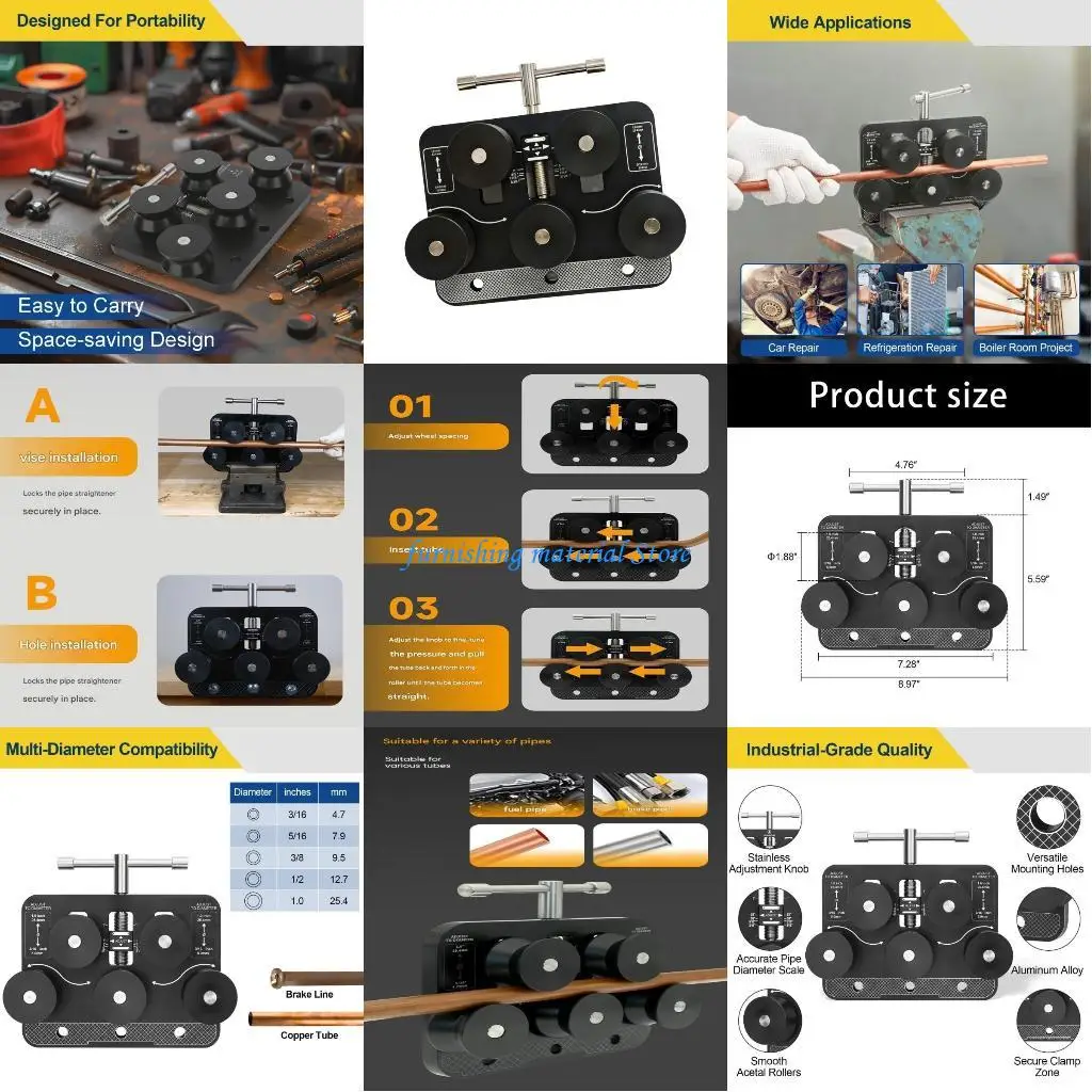 

Y5GD Выпрямитель труб из нескольких материалов для цилиндров из мягкой алюминиевой бронзы 3/16 дюйма 1