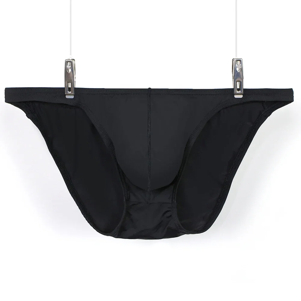 Mens Sexy Underwear Low Waist Breathable Big Gays Sissy Bulge Pouch Stretch Low Rise Briefs Swim Trunks Swimming BreathablePants