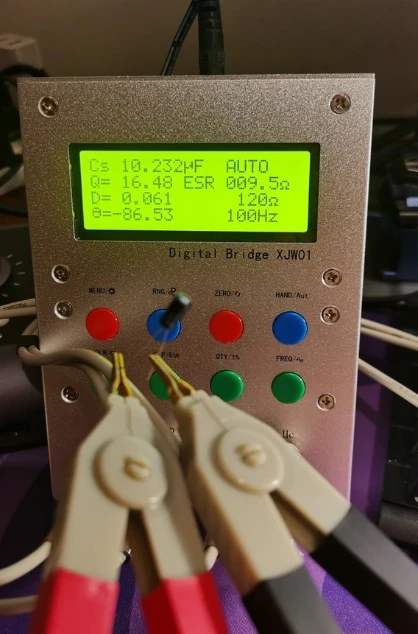 For LCR Digital Bridge Meter LCR-XJW01, Measures Inductance, Capacitance & Resistance, 0.3% High Accuracy