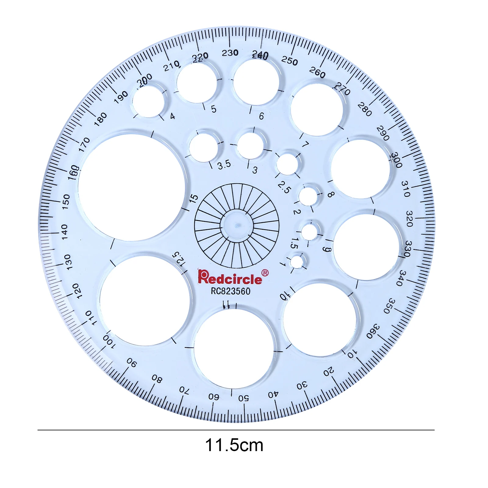 Многофункциональный геометрический шаблон, пластиковая измерительная линейка, круги, форма для рисования, трафареты для геометрического рисования, инструменты