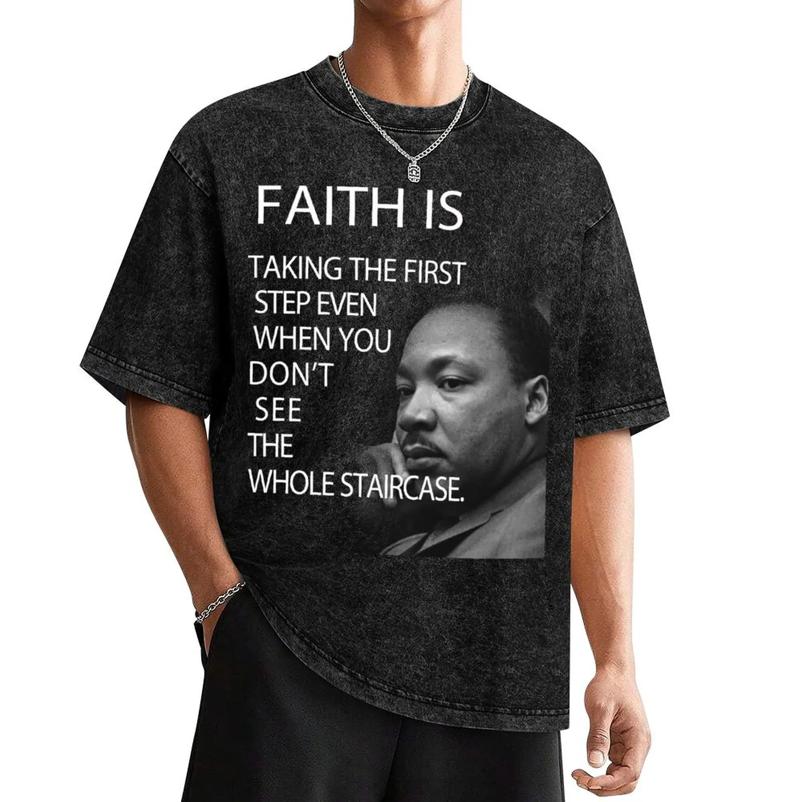 

Martin Luther King Jr T-Shirt shirts graphic plus size tops graphic t shirts anime clothes men workout shirt