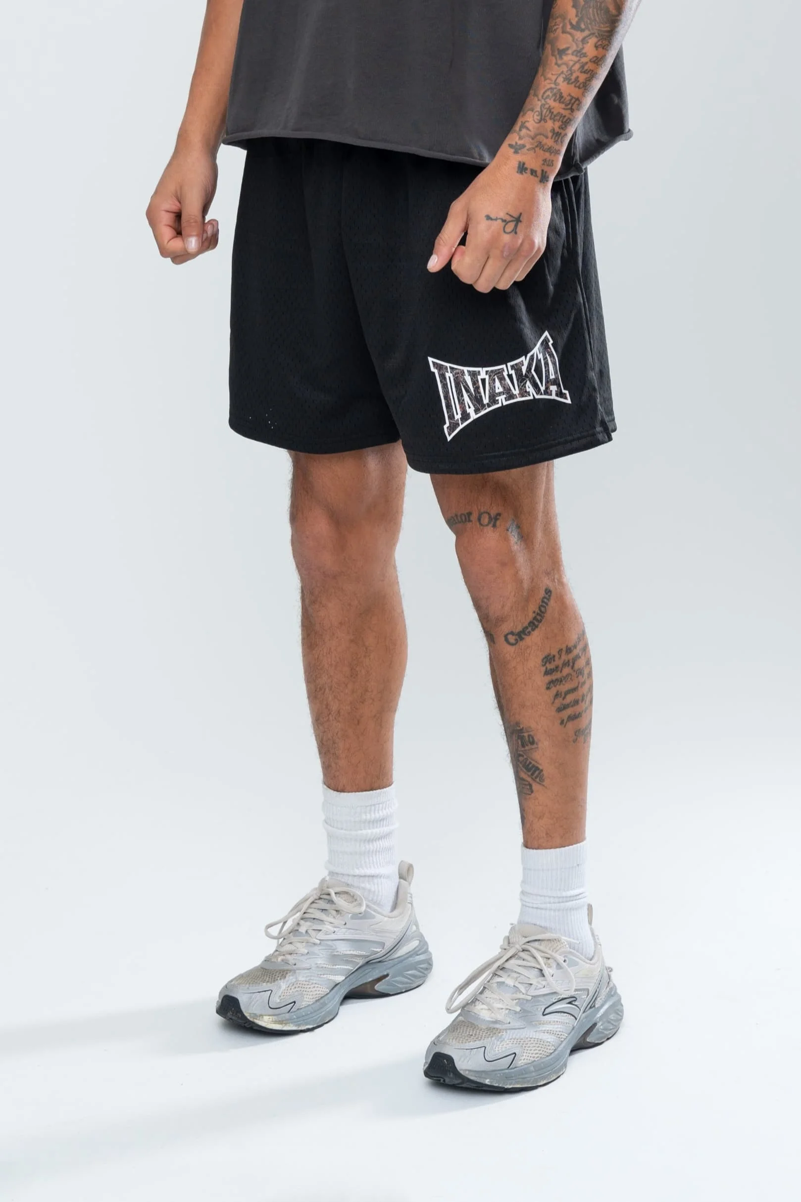 2026 Summer New Inaka Power Classic Gym Basketball Running Sports Leisure Street Oversized Loose Speed Drying Men's Y2K Shorts
