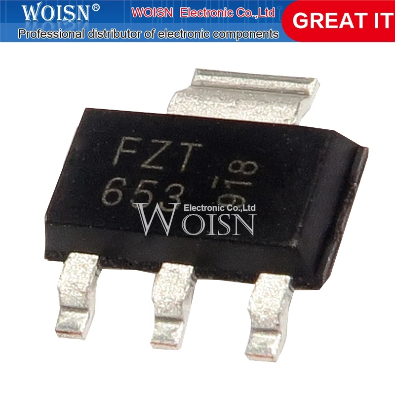 10PCS FZT653TA FZT653 SOT-223