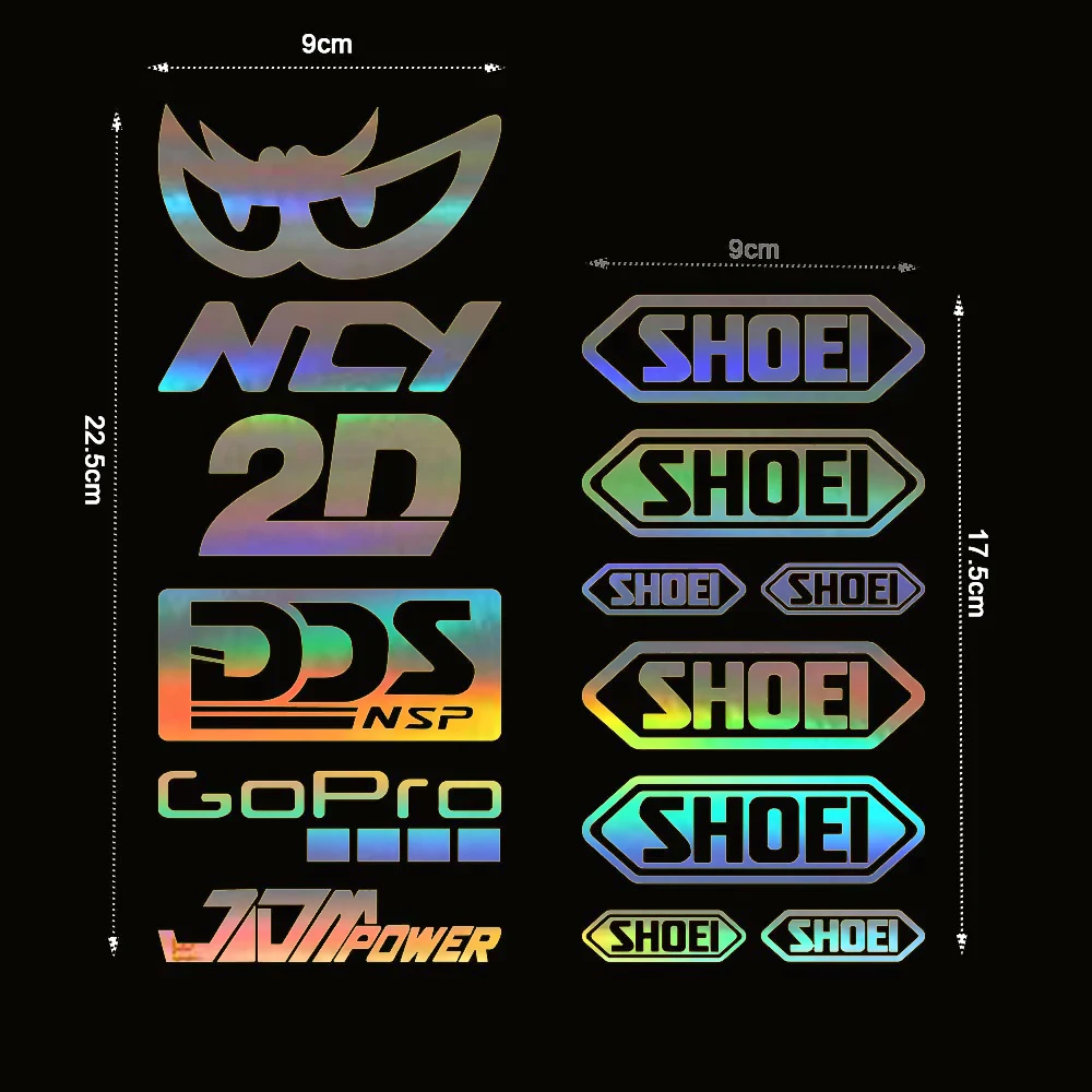 

Лазерная Радуга Светоотражающая боковая полоса мотоцикла, наклейка на велосипедный шлем, Стайлинг автомобиля, виниловая наклейка для YAMAHA Tmax HRC Ninja