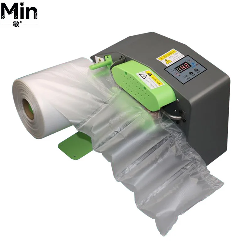 Automatic Heat Sealed Air Cushion Inflator for Bubble Wrap Cushion Film Inflatable Air Pillow Machine for Shipping Packaging