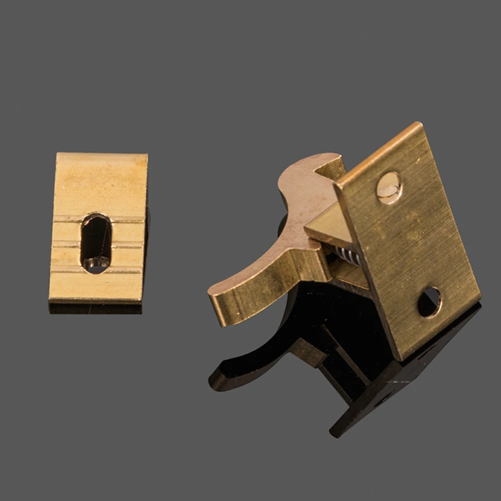 

2Pcs Window Safety Locks Retro Copper Lock Upgrade Security Easy Install Secure Handle Frame Anti-Levering Extra Safety Window