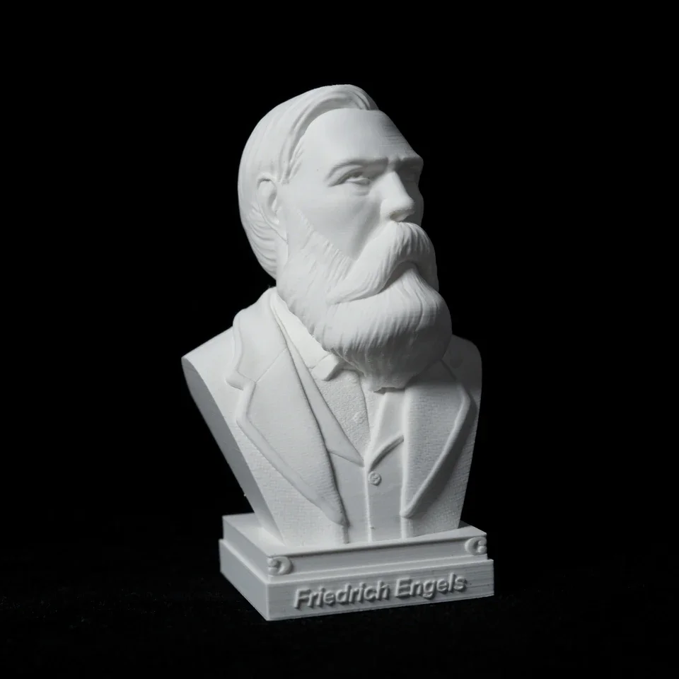 Friedrich Engels ornaments statue model ornaments bust crafts great man portrait desk desk, 3D printing PLA plastic material