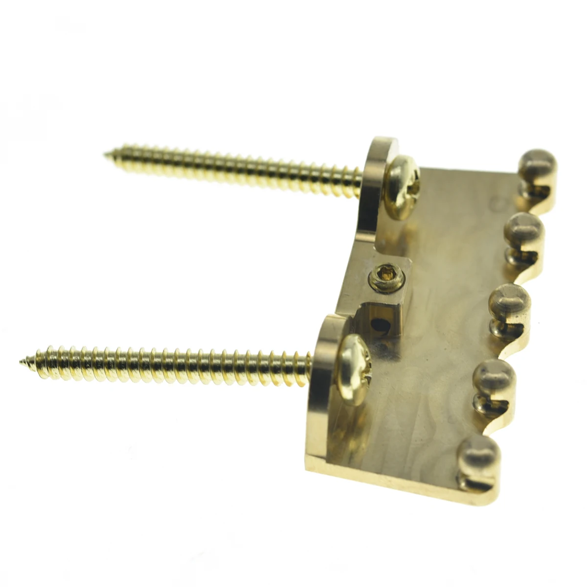 KAISH Solderless Solid Brass Tremolo Trem Spring Claw with Stainless Steel Screws for most Floyd Rose/Strat Tremolo Bridges