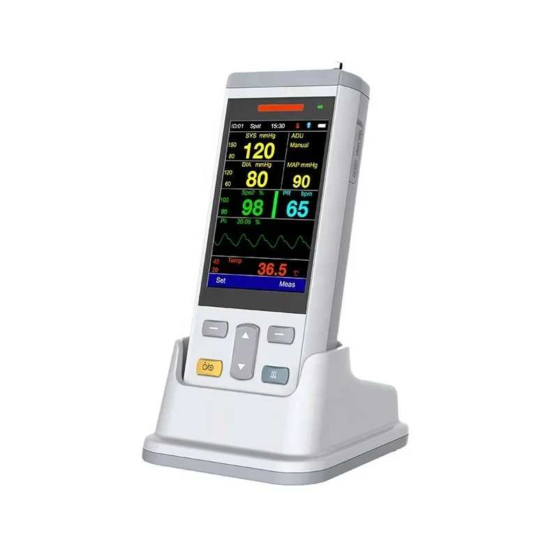 For PC100 Hospital Equipement Medical Vital Sign Monitor Price Human Portable Multiparameter Monitor with CE Marked