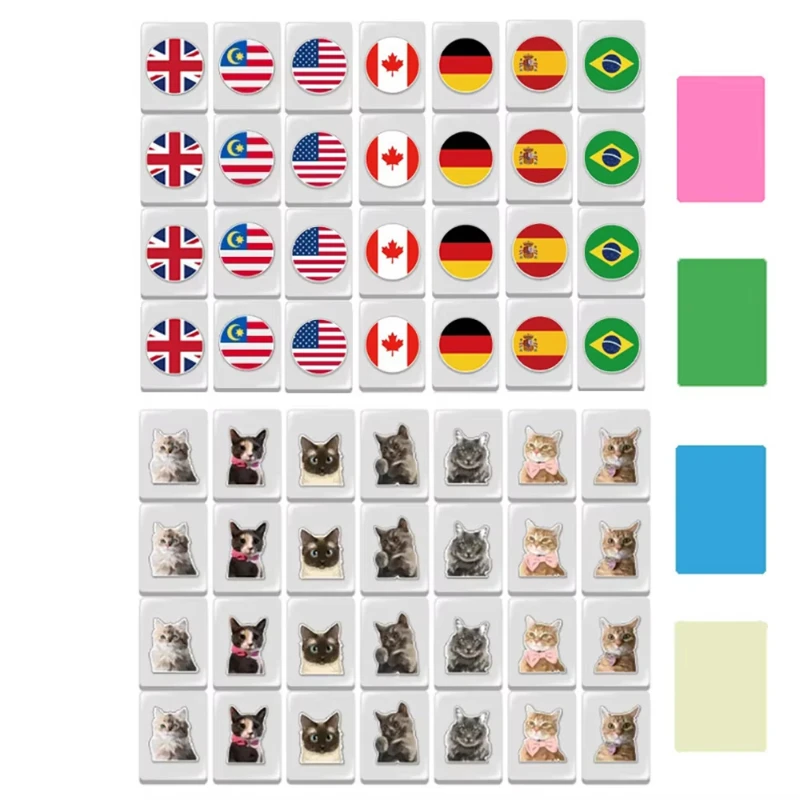 

48 блоков Tiktok Seaside Escape Hello Kitty Mahjong Tile Game Sanrio Хэллоуин 1/2 игрока Веселая игра для родителей и детей Игрушка в подарок