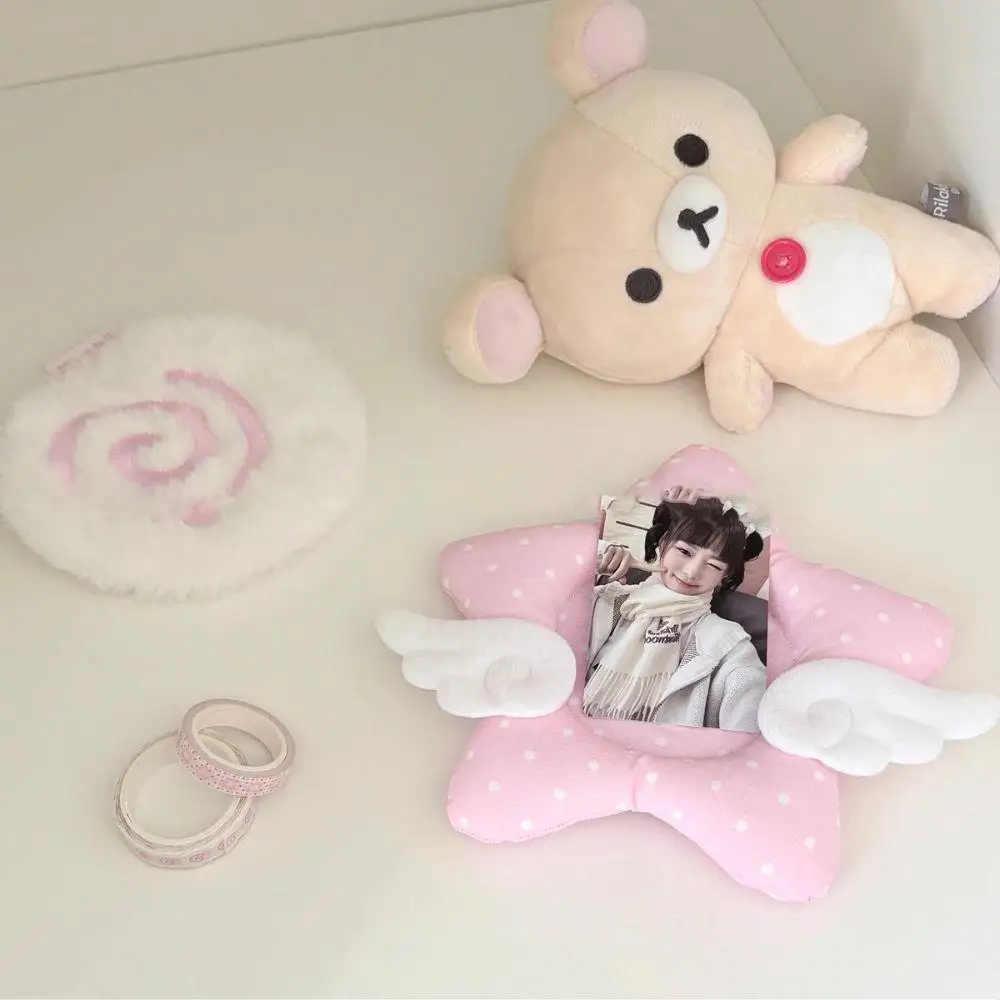 

Korean Style Pentagram Wings Insulated Coaster Creative Handmade Home Coasters Art Kitchen Mat Tabletop Decoration Photo Props