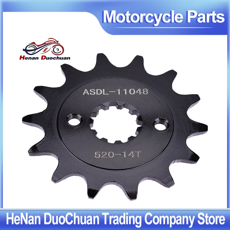 Передняя Звездочка для мотоцикла 520 14T для Honda AX-1 XL250 M N P2 Degree 250 MD26 XL 250S MD 31 XR250 XL XR 250
