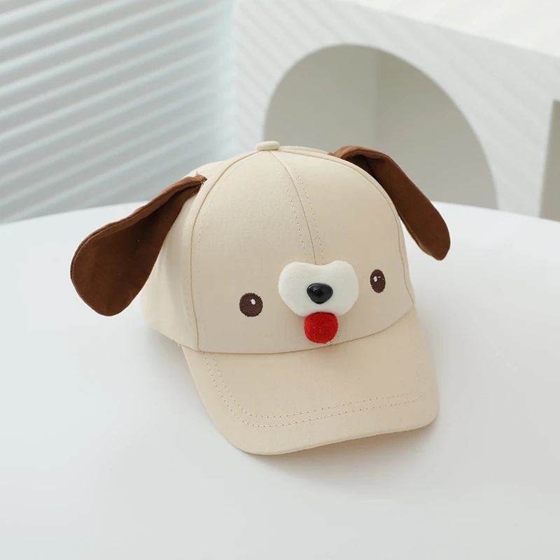 

Cute Cartoon Dog Baby Kids Sun Hat with Long Ear Spring Summer Autumn Toddler Boy Girl Outdoor Visor Cap Children Peaked Caps