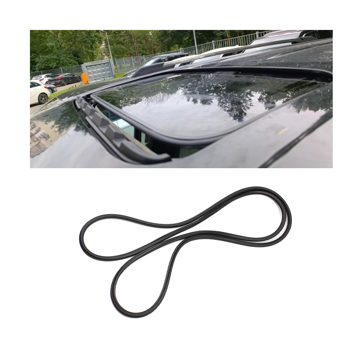 Sunroof Seal Moulding Strip Gasket 05183172AC Fit for COMPASS LIBERTY PATRIOT NITRO