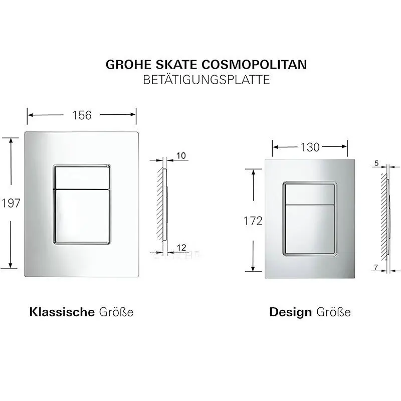 

Compatible with concealed water tank flushing panel, pneumatic dual button wall mounted toilet accessories