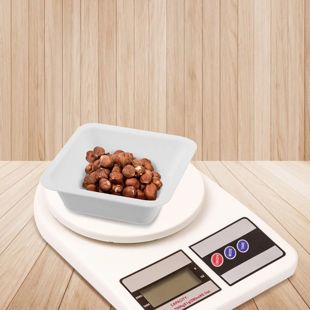 

20pcs Weighing 250Ml Plastic Weigh Boat Plastic Weigh Boat Square Laboratory Weighing Plate Teaching Equipment