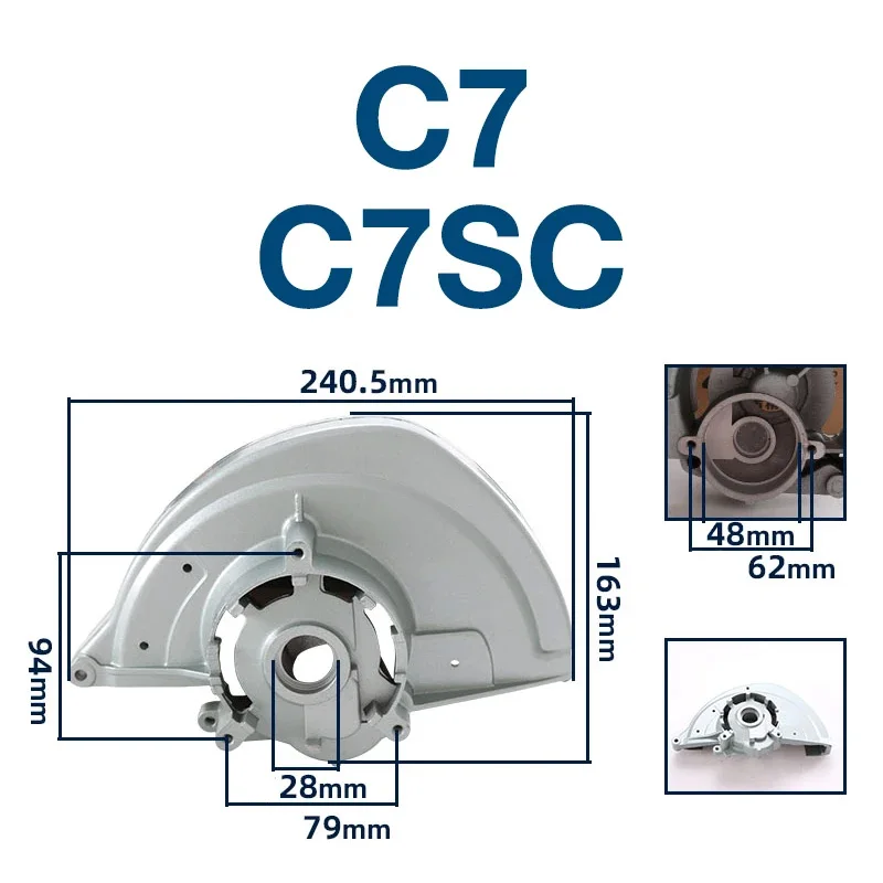 

Aluminum Head for Hitachi C7 C7SC Circular Saw Aluminum Head 7" Circular Saw Head Case Protective Cover Replacement Parts