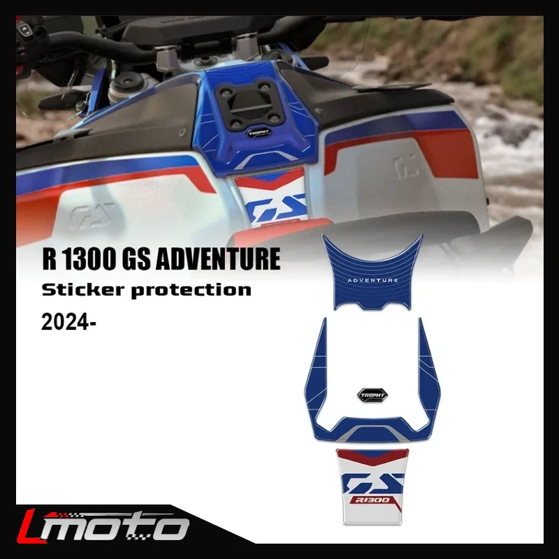 

For R 1300 GS ADV R1300GSADV 2024 2025 R1300GS Adventure Triple Black Motorcycle Accessories Tank Pad