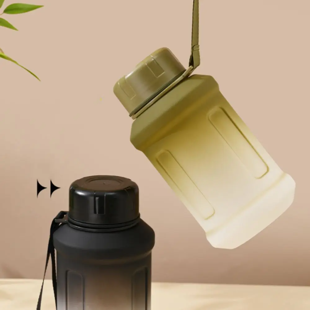Large Capacity Sports Water Cup Graduated Leakproof Fitness Water Bottle 850ml Gradient Fitness Drinking Bottle Camping