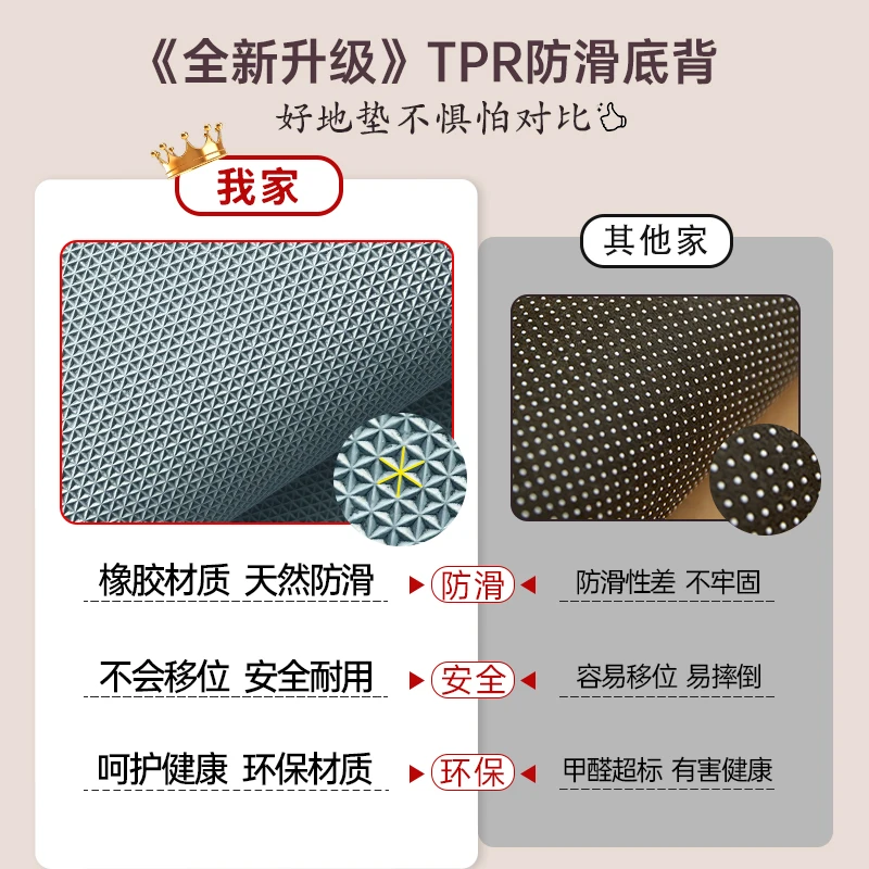 Premium Plush Fleece TPR Non Slip Doormat Indoor Entryway Rug For Front Door Porch Entry Hallway Shoe Changing Area Floor Mat