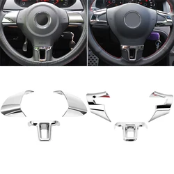 Car Steering wheel decoration sequins Cover Sticker for Volkswagen VW Golf 6 MK6 Polo Jetta MK5 MK6 2009 2010 2011 Polo bora