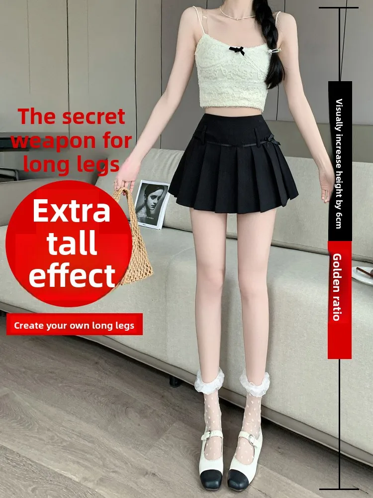 Saia  Psada Branca Fena Estilo A-Line Nova Coleção Primavera Verão Antienvelhecimento Emaecedora Estilo Coreano ...