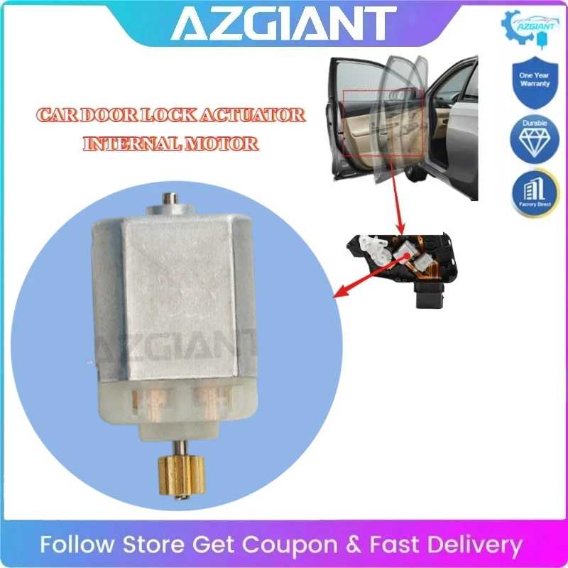 

AZGIANT Low Noise Car Door Locking System Motor FC-280 High-Speed Professional For Audi Q3 8U A1 8X MK1 A3 8V Accessories Auto
